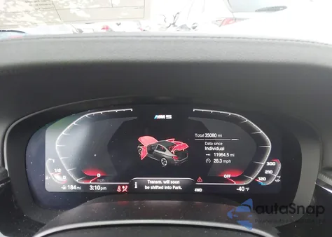 2020 BMW M5 from USA, damaged, VIN WBSJF0C06LCD45059